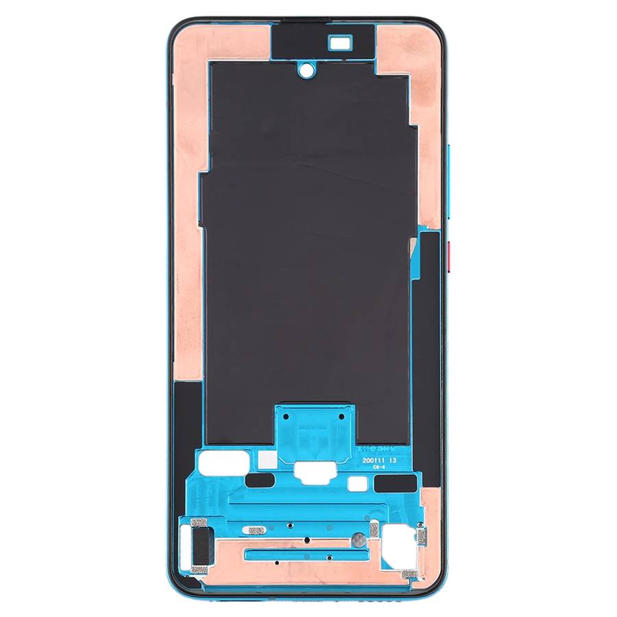 Front Housing LCD Frame Bezel Plate With Side Keys for Xiaomi Redmi K30 Pro (Black)