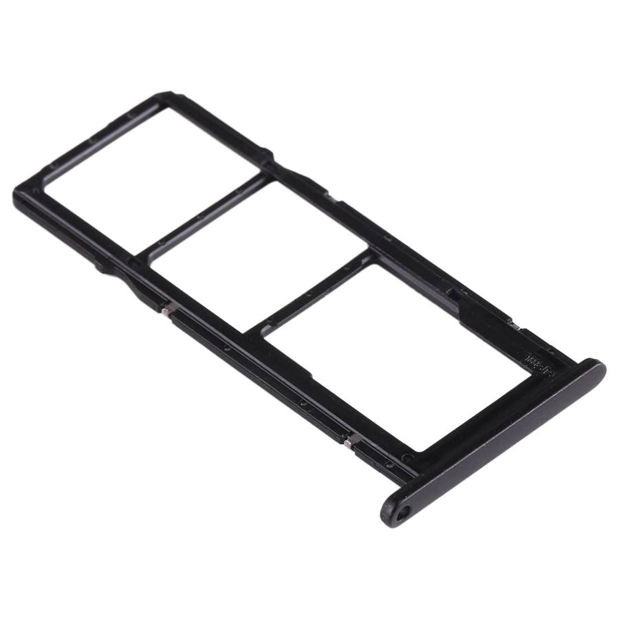 SIM Card Tray + SIM Card Tray + Micro SD Card Tray for Huawei Enjoy 10e / Honor Play 9A (Black)