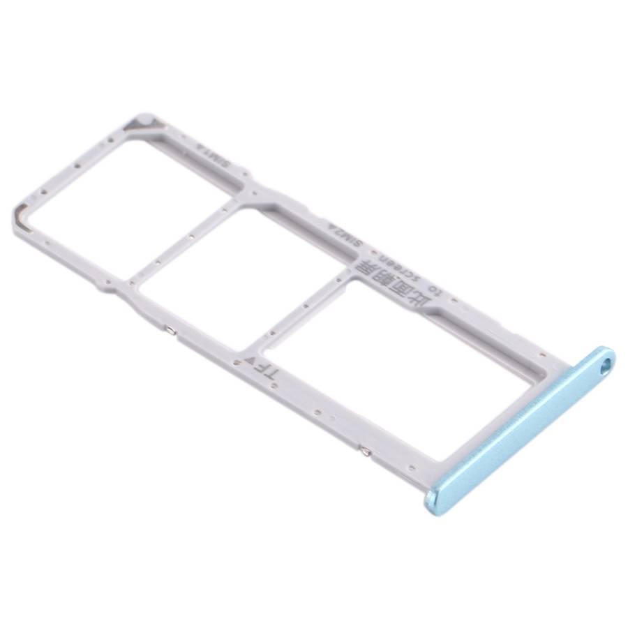 SIM Card Tray + SIM Card Tray + Micro SD Card Tray for Huawei Enjoy 10e / Honor Play 9A (Black)