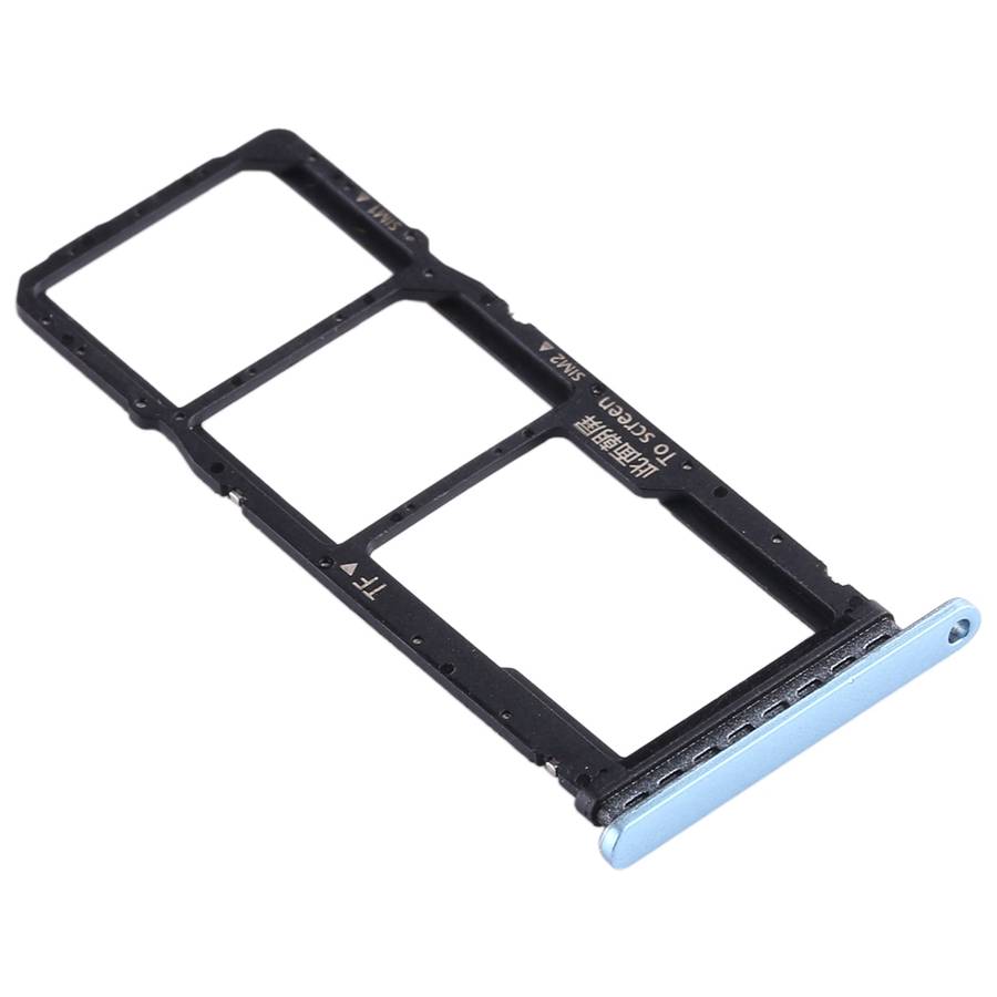 SIM Card Tray + SIM Card Tray + Micro SD Card Tray for Huawei Enjoy 10 / Honor Play 3 (Black)