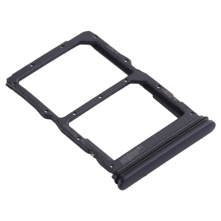 SIM Card Tray + NM Card Tray for Huawei Honor 30S / Nova 7 SE (Black)