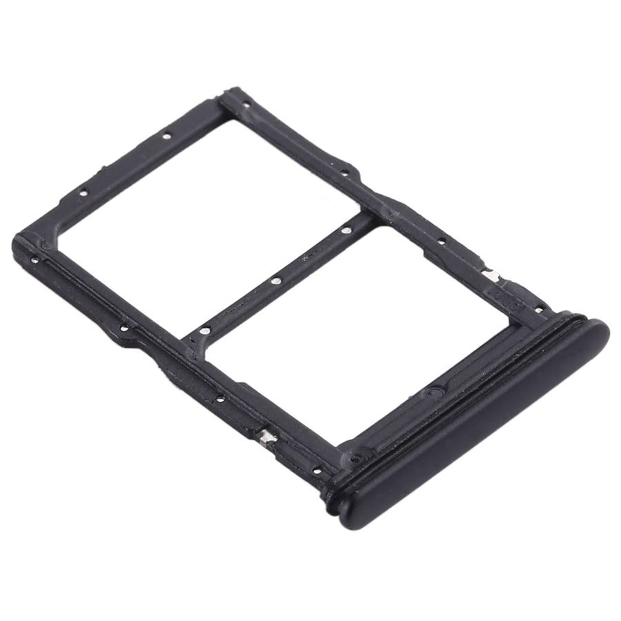 SIM Card Tray + NM Card Tray for Huawei Honor 30S / Nova 7 SE (Black)