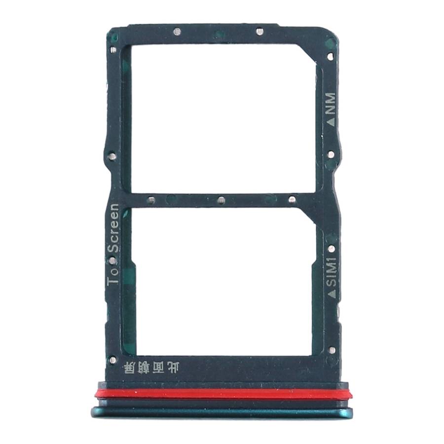 SIM Card Tray + NM Card Tray for Huawei Honor 30S / Nova 7 SE (Black)