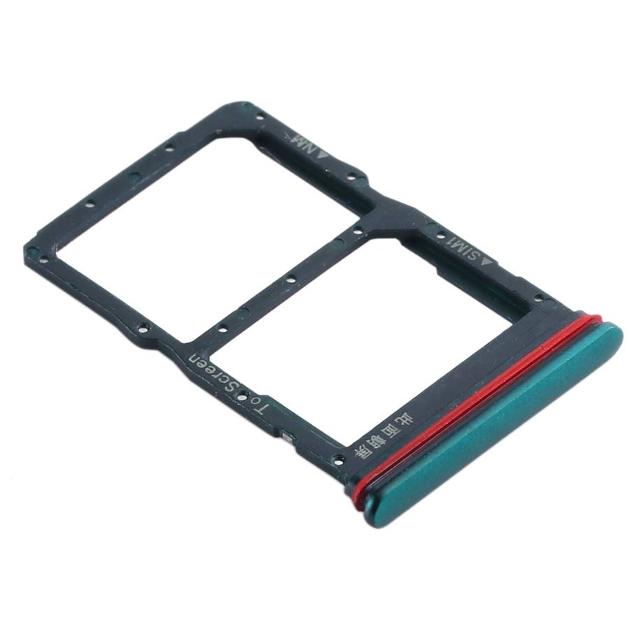 SIM Card Tray + NM Card Tray for Huawei Honor 30S / Nova 7 SE (Black)