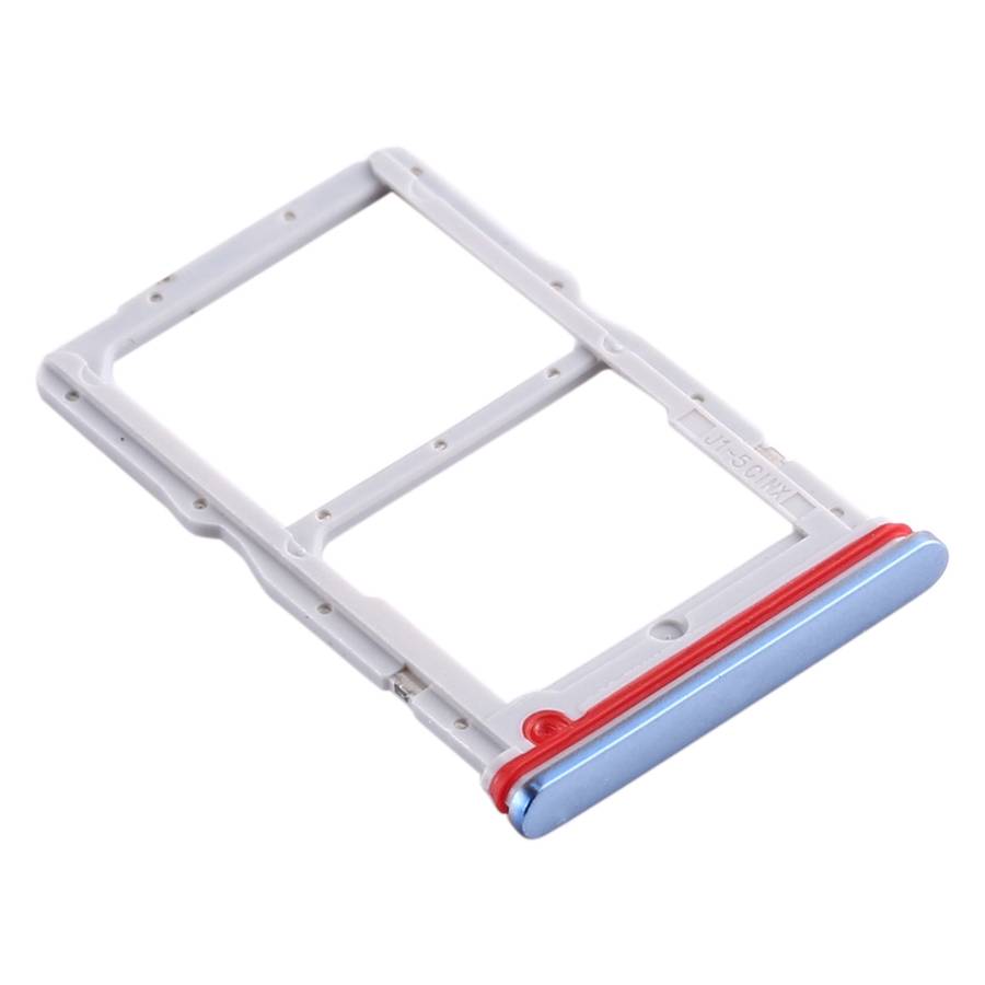 SIM Card Tray + NM Card Tray for Huawei Honor 30S / Nova 7 SE (Black)