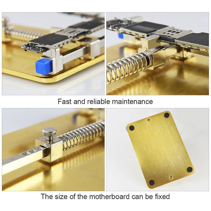 BST- 001C Stainless Steel Circuit Board soldering desoldering PCB Repair Holder Fixtures Cell Phone