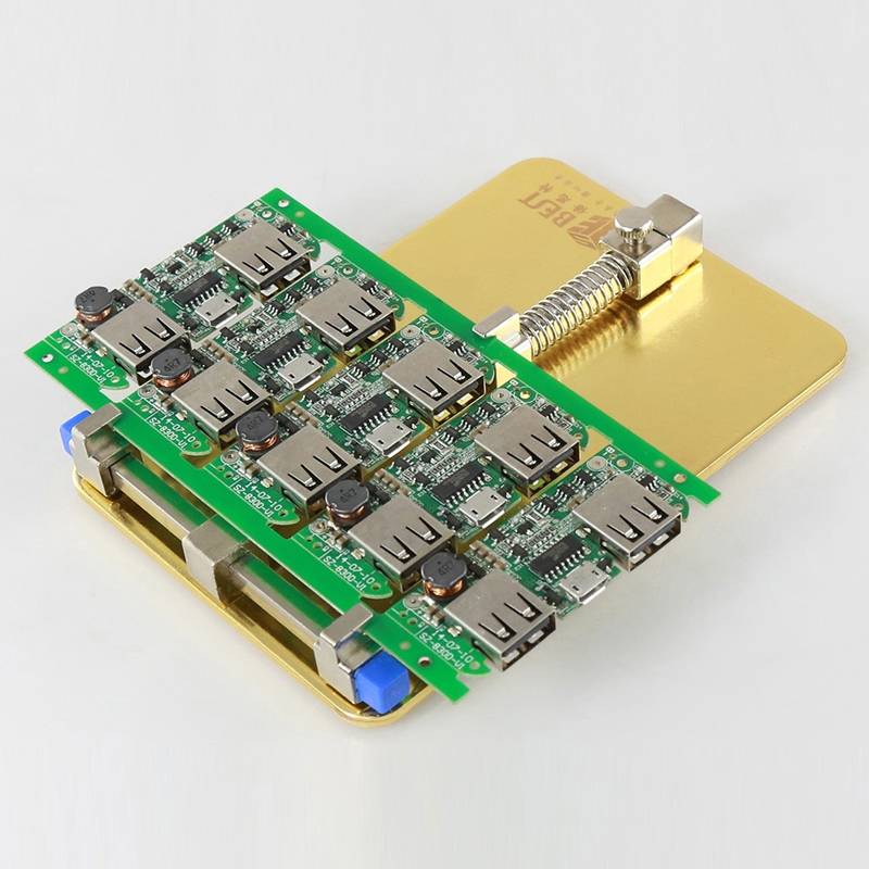 BST- 001C Stainless Steel Circuit Board soldering desoldering PCB Repair Holder Fixtures Cell Phone