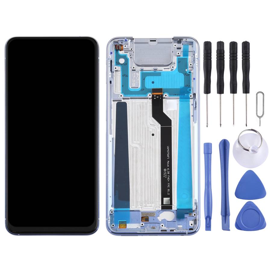 OEM LCD Screen for Asus Zenfone 6 ZS630KL I01WD Digitizer Full Assembly with FrameBlack)