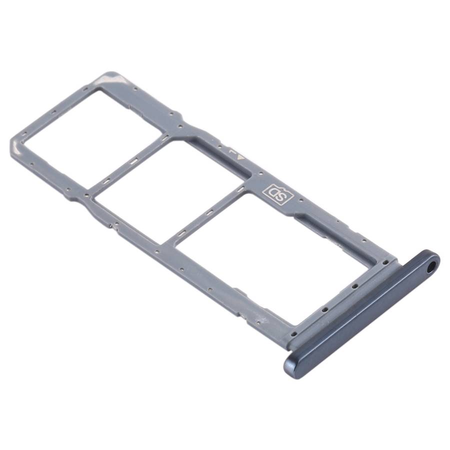 SIM Card Tray + SIM Card Tray + Micro SD Card Tray for Nokia 7.2 / 6.2 TA-1196 TA-119 ... (Silver)
