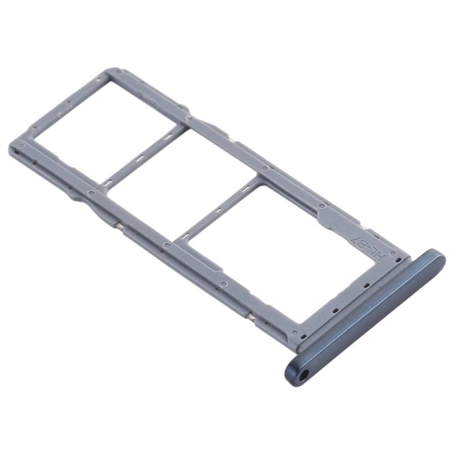 SIM Card Tray + SIM Card Tray + Micro SD Card Tray for Nokia 7.2 / 6.2 TA-1196 TA-119 ... (Silver)