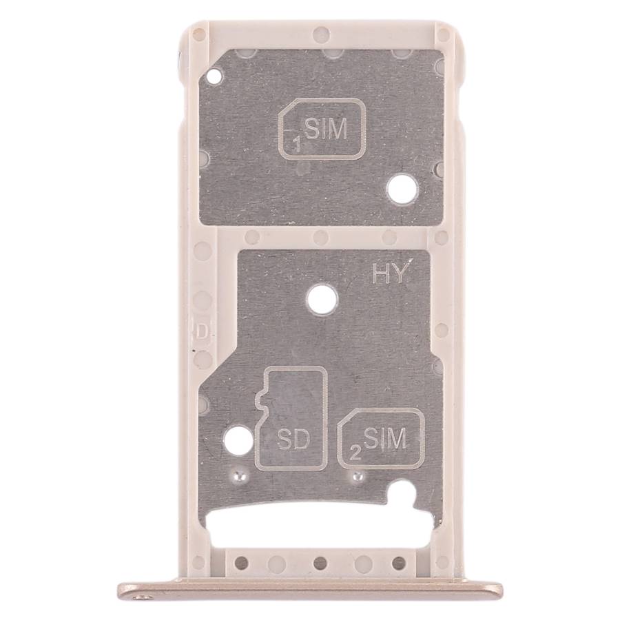 2 SIM Card Tray / Micro SD Card Tray for Huawei Enjoy 6 / AL10(Gold)