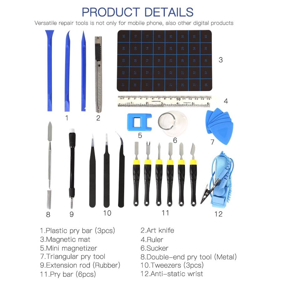 Kaisi K-1780 67 in 1 Multi-function Tools Repair Tool Kit