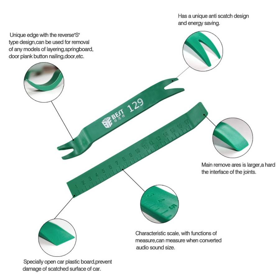 BEST-129B Bend Head Plastic Pry Tool