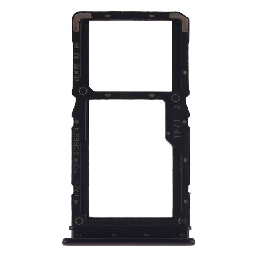 SIM Card Tray + SIM Card Tray / Micro SD Card Tray for Xiaomi Redmi Note 7 / Redmi Note 7 Pro(Black)
