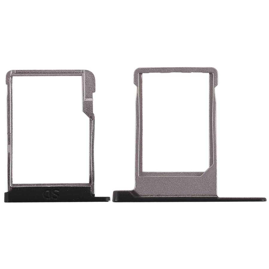 SIM Card Tray + Micro SD Card Tray for Blackberry Priv (Black)