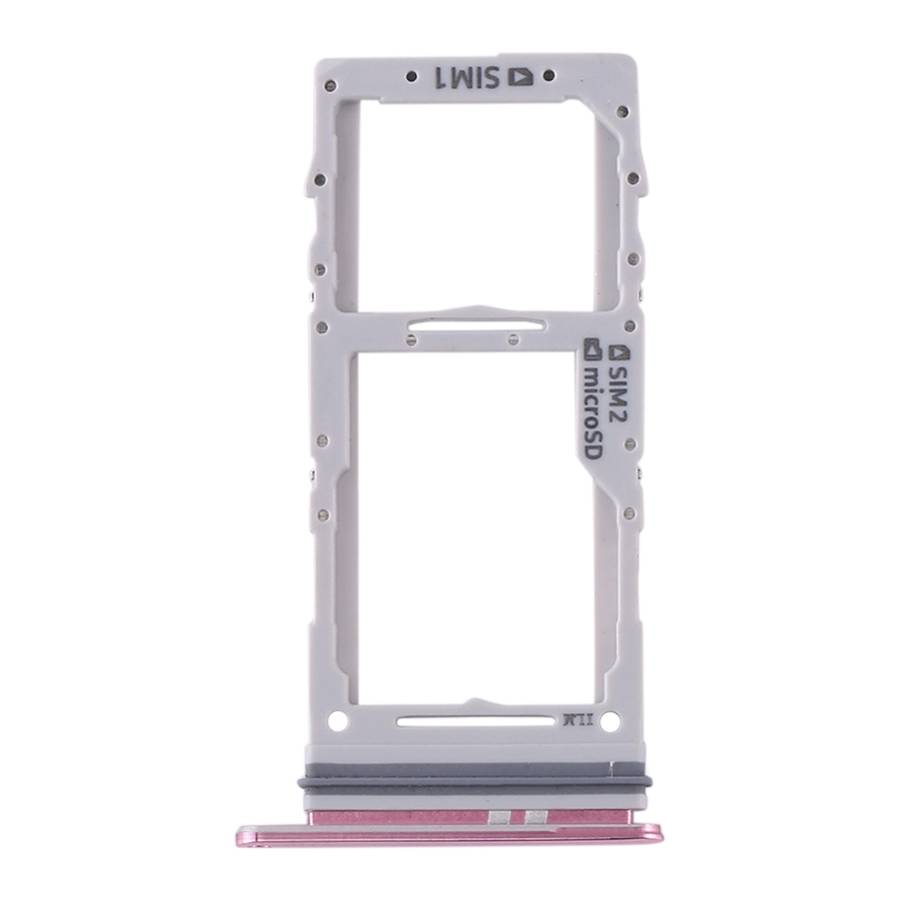 For Samsung Galaxy S20+ / Galaxy S20 Ultra SIM Card Tray + SIM Card Tray / Micro SD Card Tray (Black