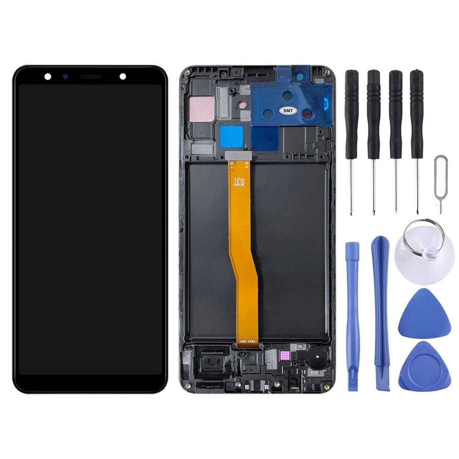 Original LCD Screen for Samsung Galaxy A7 (2018) SM-A750 With Digitizer Full Assembly With Frame