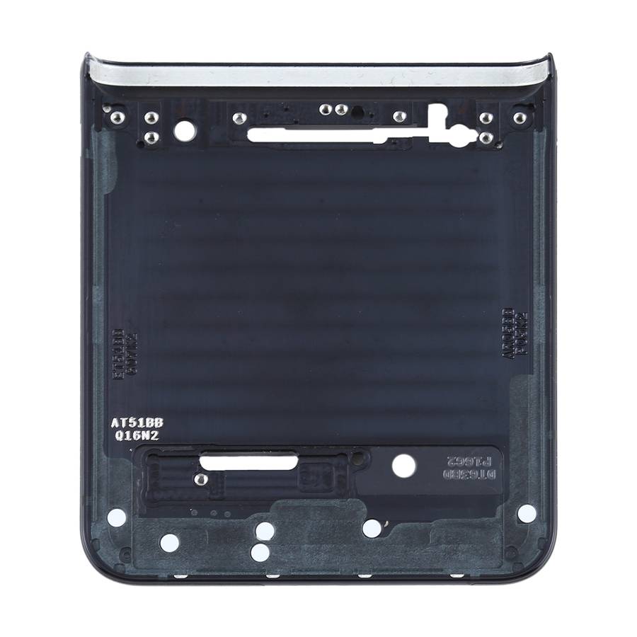 For Samsung Galaxy Z Flip 5G SM-F707 Lower Middle Frame Bezel Plate (Black)