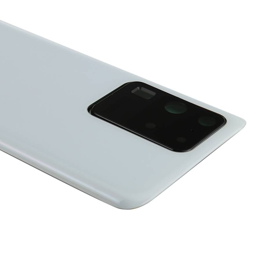 For Samsung Galaxy S20 Ultra Battery Back Cover with Camera Lens Cover (Black)