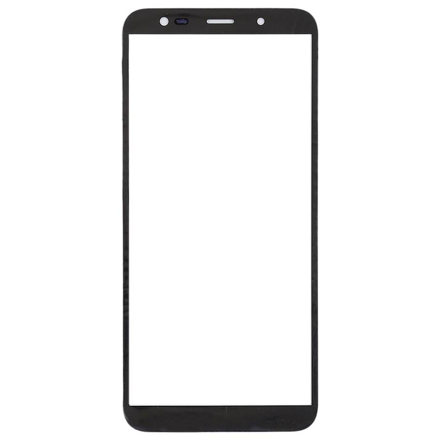 For Samsung Galaxy J6, J600F/DS, J600G/DS 10pcs Front Screen Outer Glass Lens (Black)