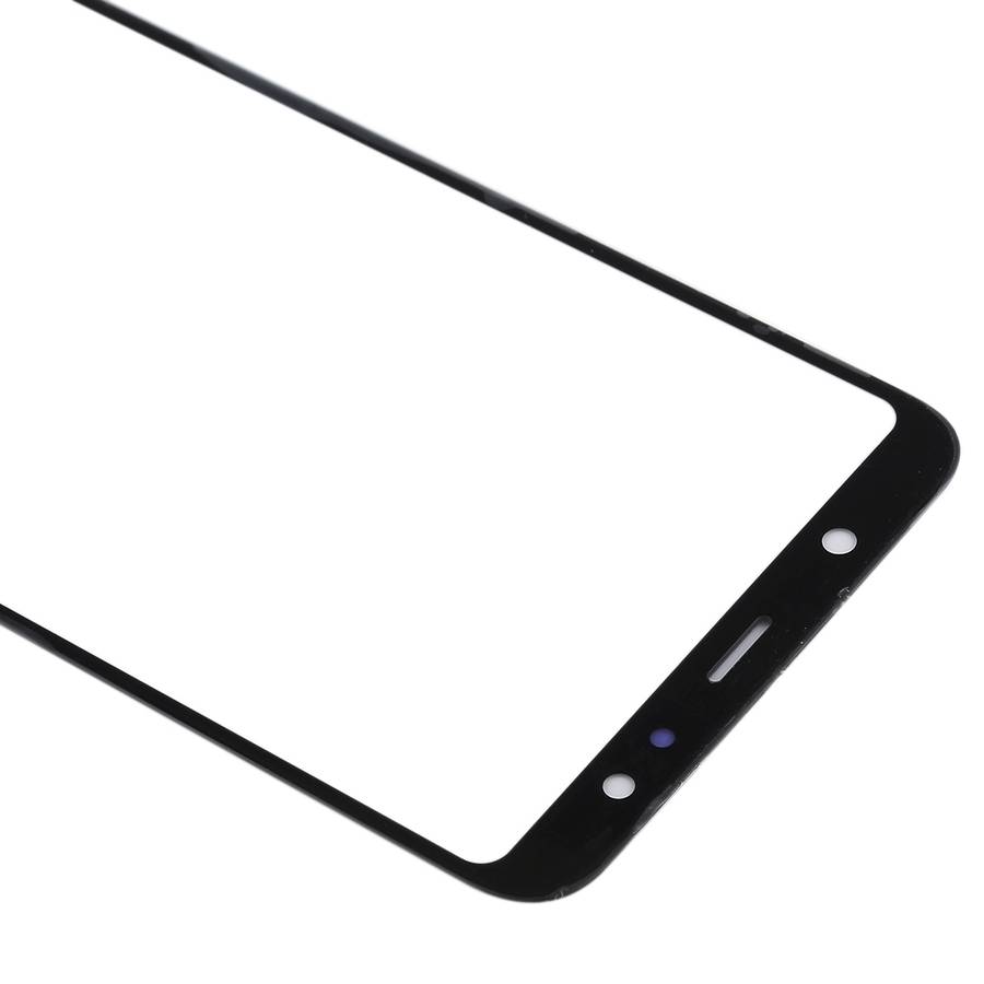 For Samsung Galaxy A6+ (2018) / A605 10pcs Front Screen Outer Glass Lens (Black)
