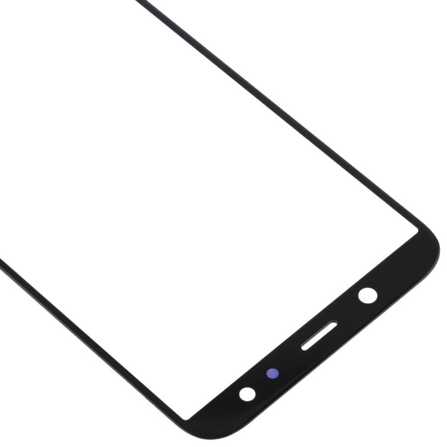 For Samsung Galaxy A6 (2018) 10pcs Front Screen Outer Glass Lens (Black)
