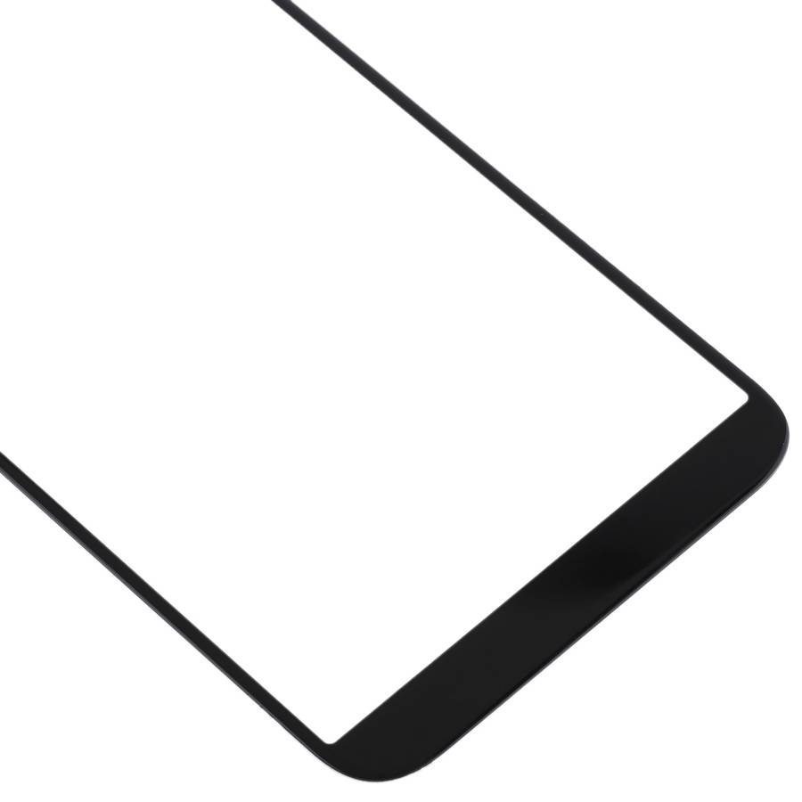 For Samsung Galaxy A6 (2018) 10pcs Front Screen Outer Glass Lens (Black)