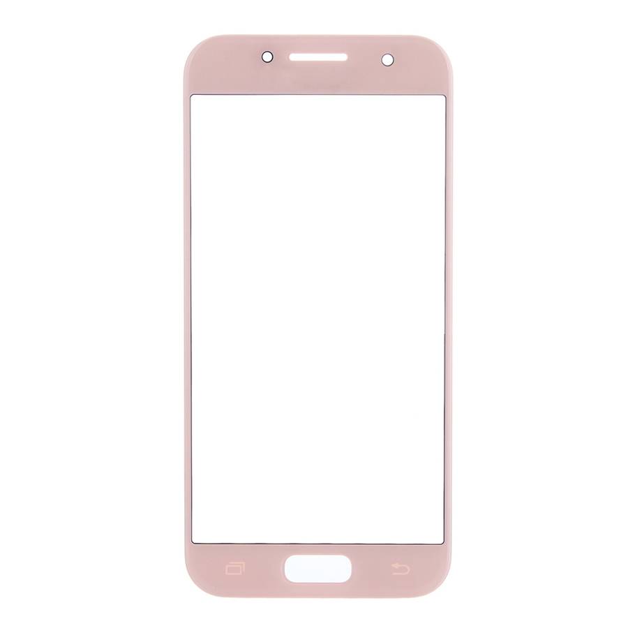 For Samsung Galaxy A3 (2017) / A320 10pcs Front Screen Outer Glass Lens (Black)