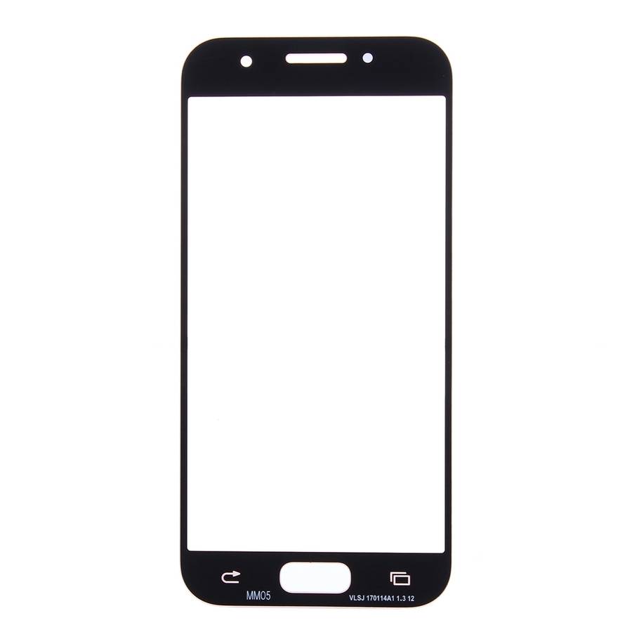 For Samsung Galaxy A3 (2017) / A320 10pcs Front Screen Outer Glass Lens (Black)