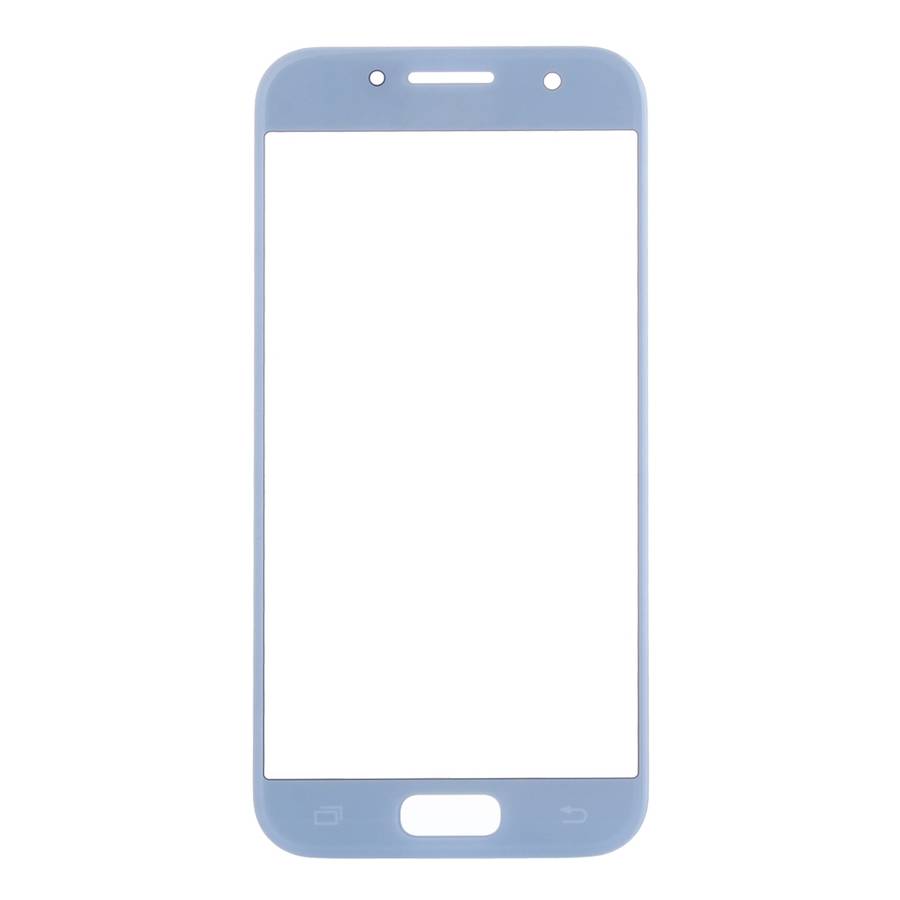 For Samsung Galaxy A3 (2017) / A320 10pcs Front Screen Outer Glass Lens (Black)