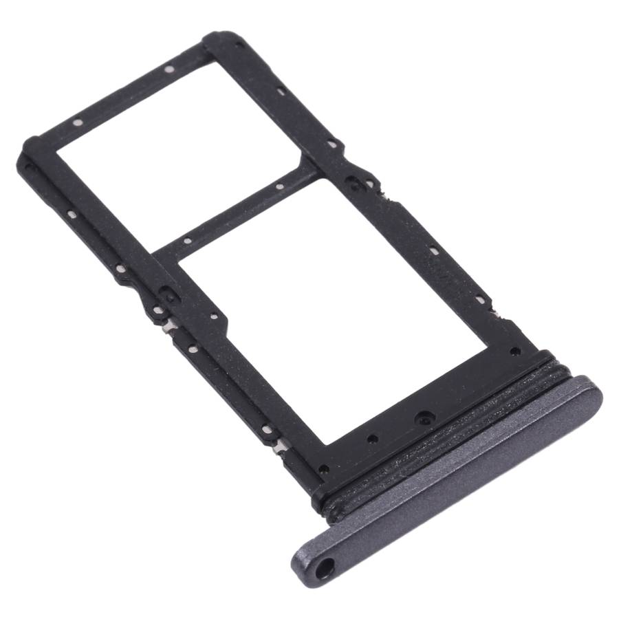 For Samsung Galaxy Tab A7 10.4 (2020) SM-T505 SIM Card Tray + Micro SD Card Tray (Black)
