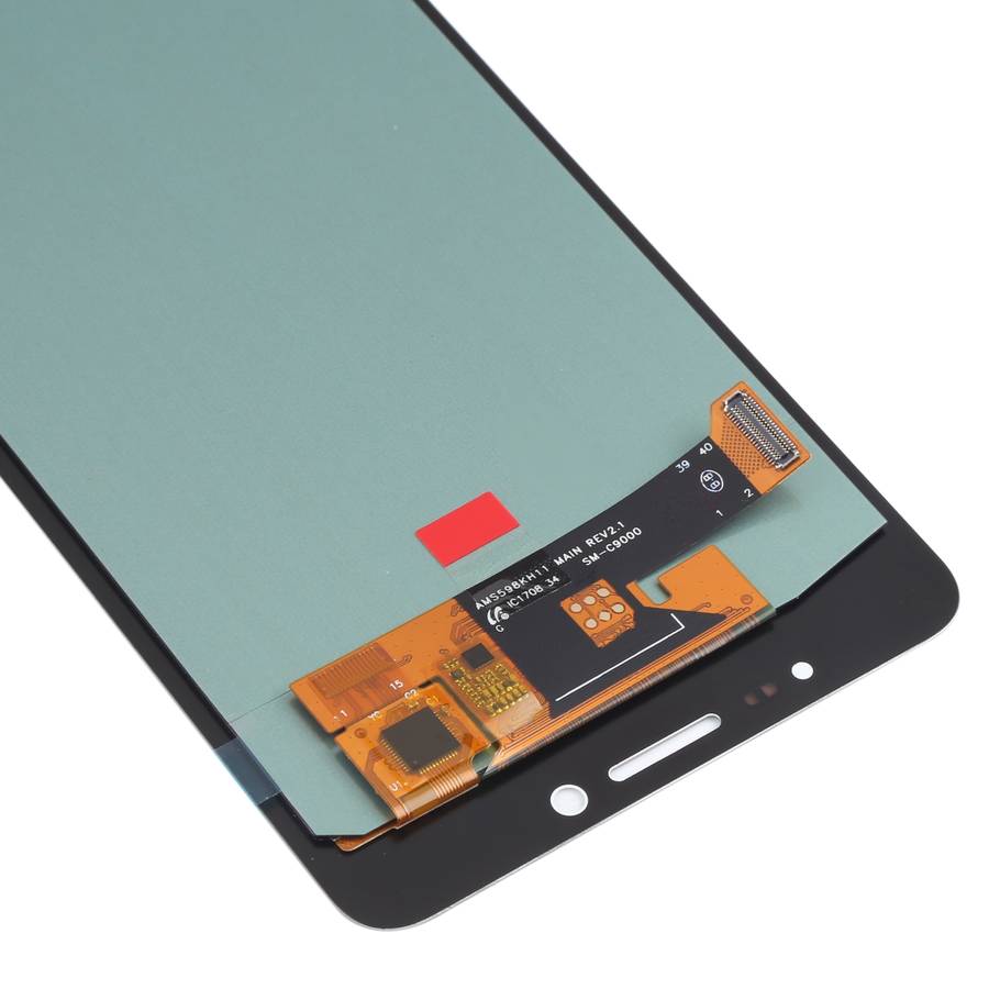 OLED Material LCD Screen and Digitizer Full Assembly for Samsung Galaxy C9 Pro SM-C9000/C900(Black)