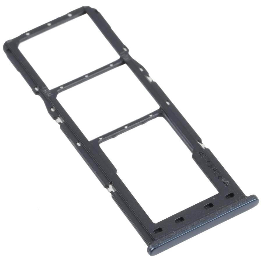 For Samsung Galaxy M12 SM-M127 SIM Card Tray + SIM Card Tray + Micro SD Card Tray (Black)