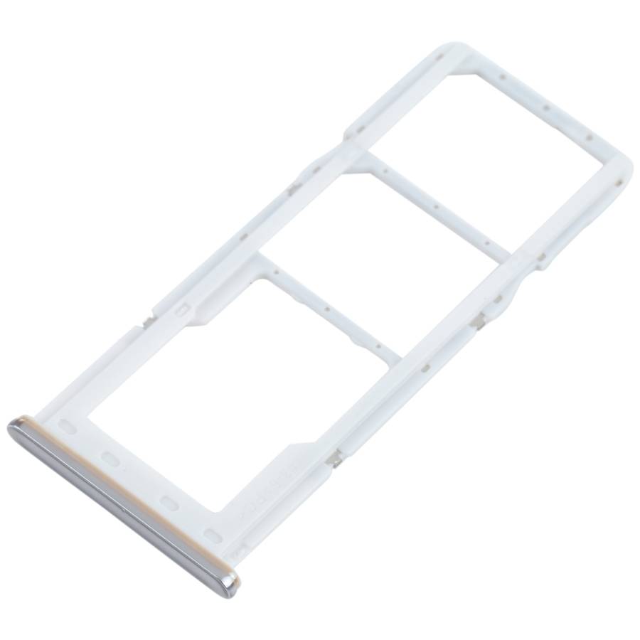 For Samsung Galaxy M32 SM-M325 SIM Card Tray + SIM Card Tray + Micro SD Card Tray (Black)