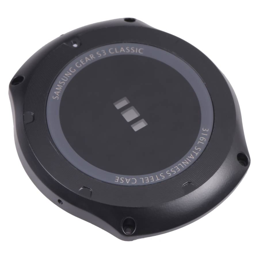 Rear Housing Cover with Glass Lens For Samsung Gear S3 Classic SM-R770 (Black)