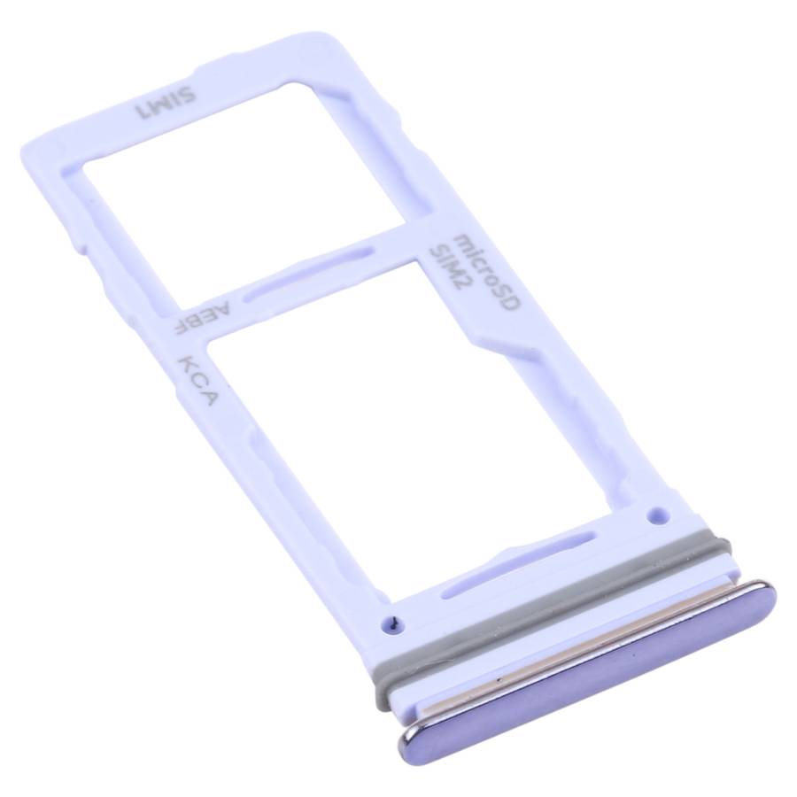 For Samsung Galaxy A72 SM-A725 SIM Card Tray + SIM Card Tray / Micro SD Card Tray (Black)