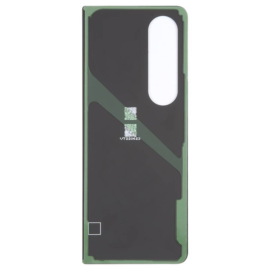 For Samsung Galaxy Z Fold4 SM-F936B Battery Back Cover with Camera Lens Frame(Black)