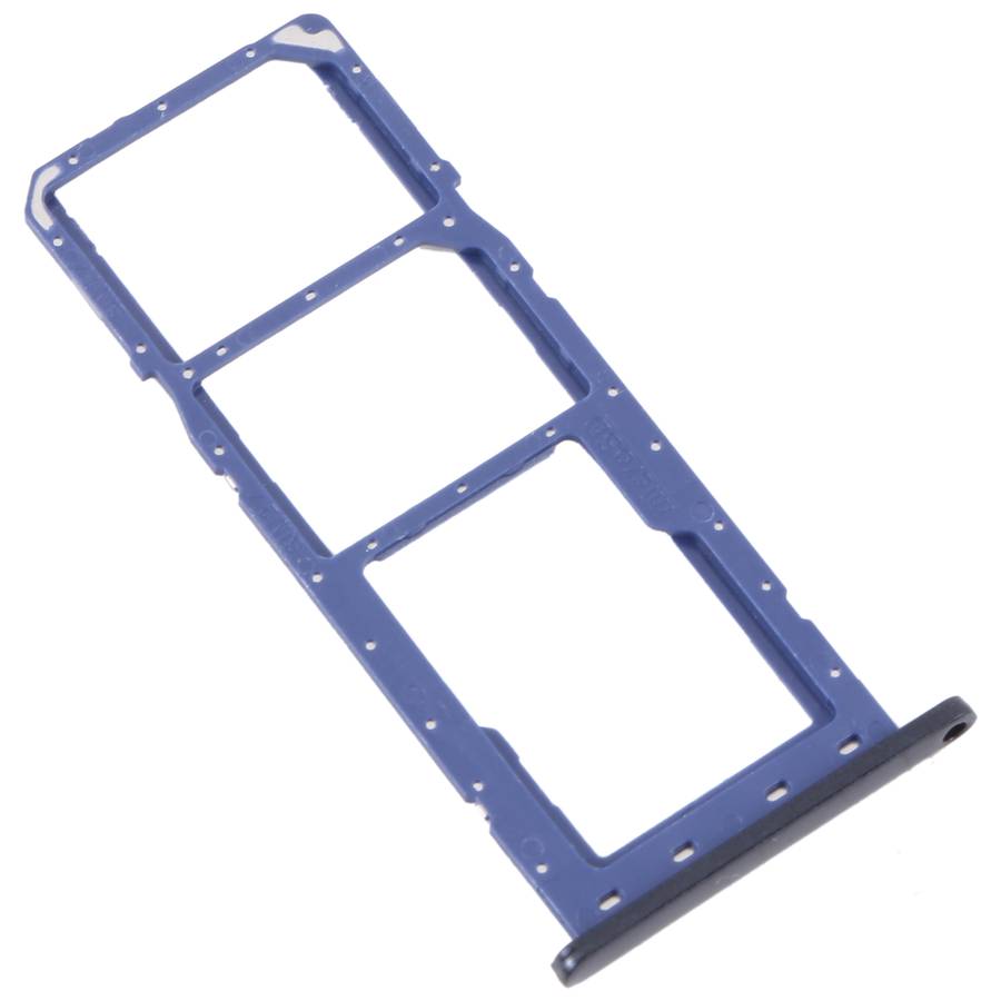 For Samsung Galaxy M04 SM-M045F Original SIM Card Tray + SIM Card Tray + Micro SD Card Tray (Black)
