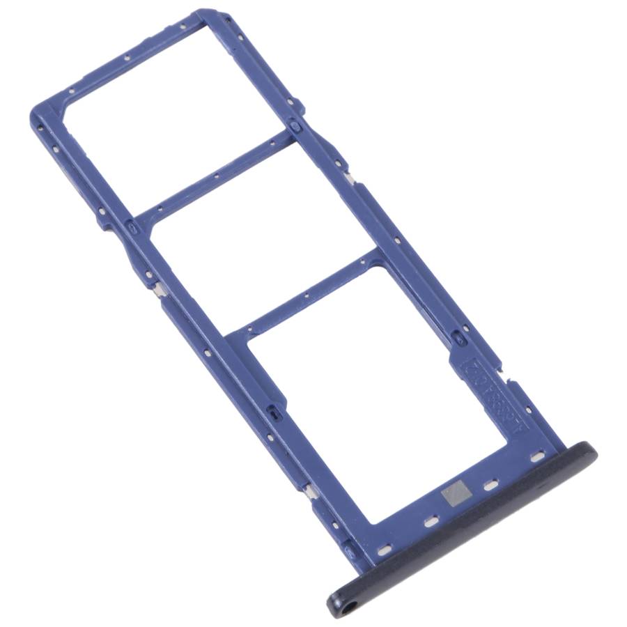 For Samsung Galaxy M04 SM-M045F Original SIM Card Tray + SIM Card Tray + Micro SD Card Tray (Black)