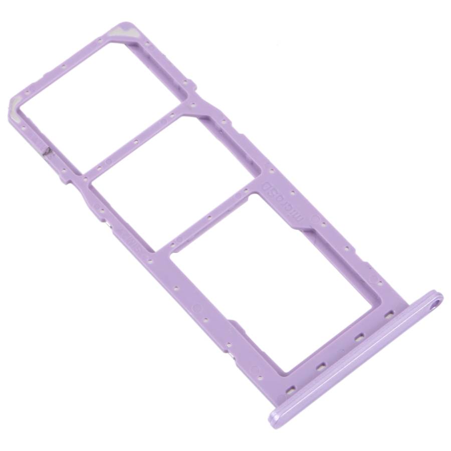 For Samsung Galaxy M04 SM-M045F Original SIM Card Tray + SIM Card Tray + Micro SD Card Tray (Black)