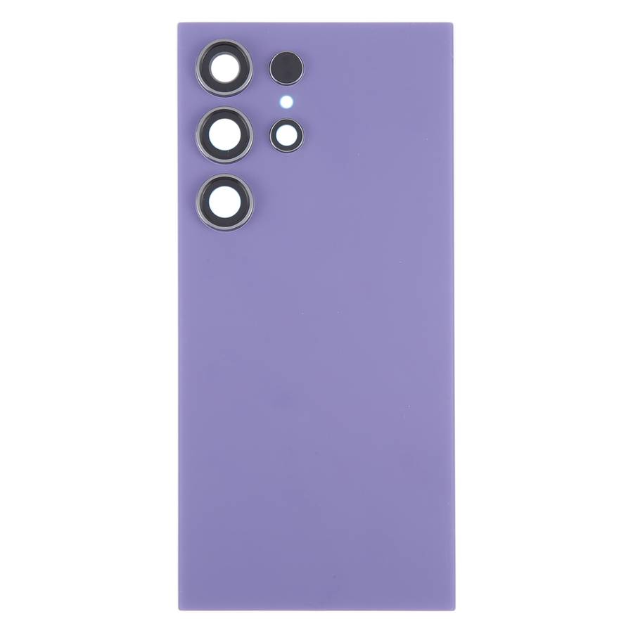 For Samsung Galaxy S24 Ultra SM-S928B OEM Battery Back Cover with Camera Lens Frame(Black)