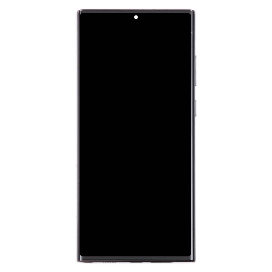 For Samsung Galaxy S22 Ultra 5G SM-S908B Original LCD Screen Digitizer Full Assembly with Frame (Bla