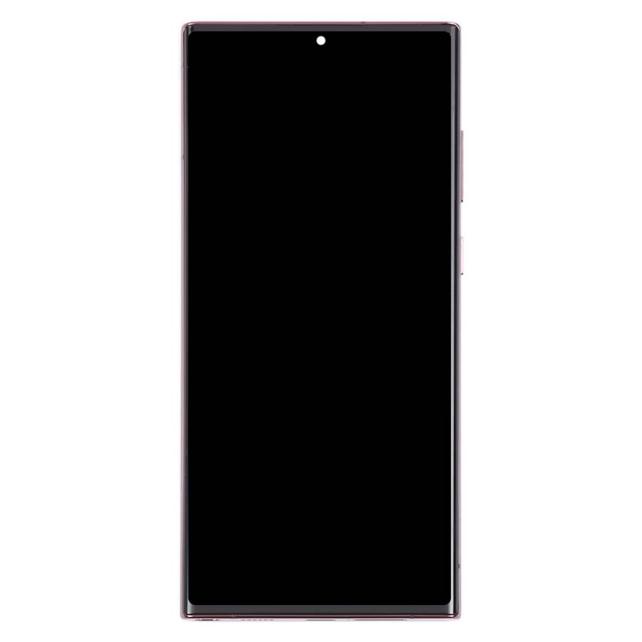 For Samsung Galaxy S22 Ultra 5G SM-S908B Original LCD Screen Digitizer Full Assembly with Frame (Bla
