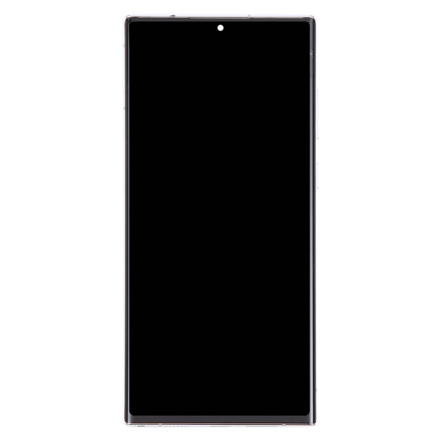 For Samsung Galaxy S22 Ultra 5G SM-S908B Original LCD Screen Digitizer Full Assembly with Frame (Bla