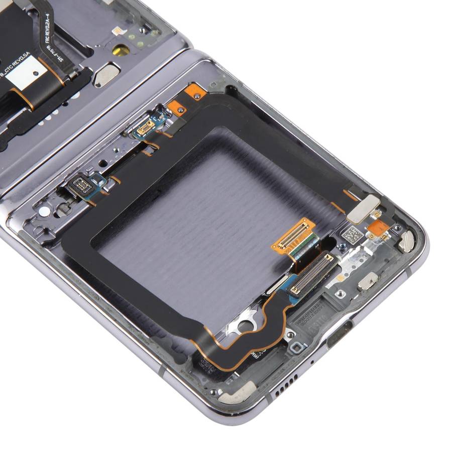 For Samsung Galaxy Z Flip 5G SM-F707 LCD Screen Digitizer Full Assembly with Frame (Pink)