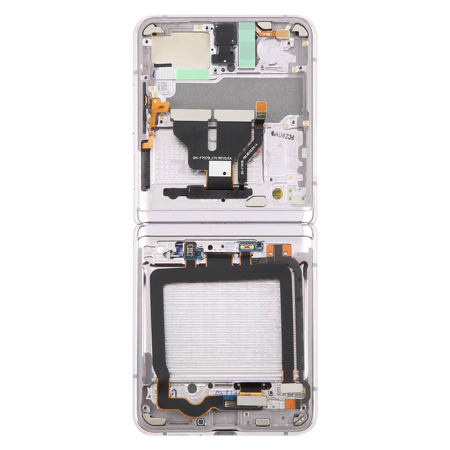 For Samsung Galaxy Z Flip 5G SM-F707 LCD Screen Digitizer Full Assembly with Frame (Pink)