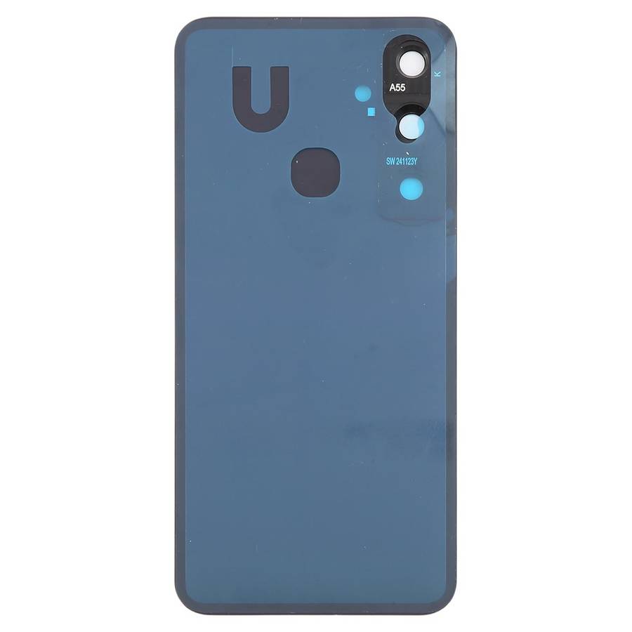 For Samsung Galaxy A55 SM-A556B OEM Battery Back Cover with Camera Lens Frame(Black)