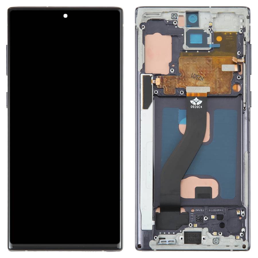TFT Material LCD Screen for Samsung Galaxy Note10 Digitizer Full Assembly With Frame/Handwriting, No
