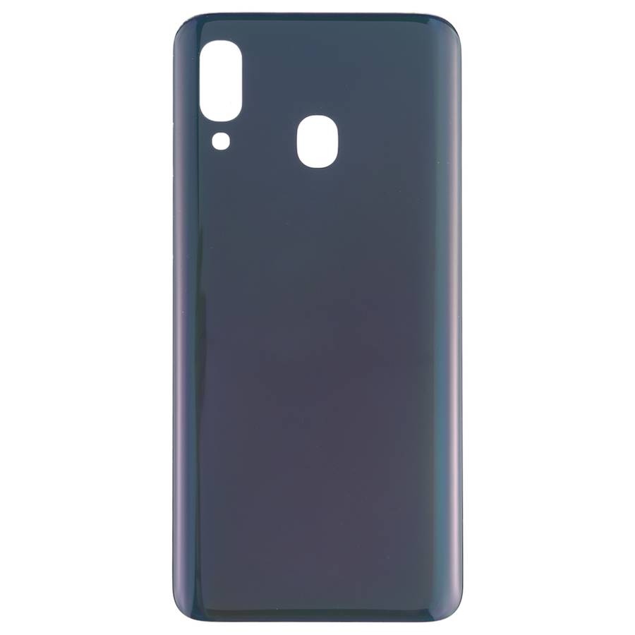 For Galaxy A20 SM-A205F/DS Battery Back Cover (Black)