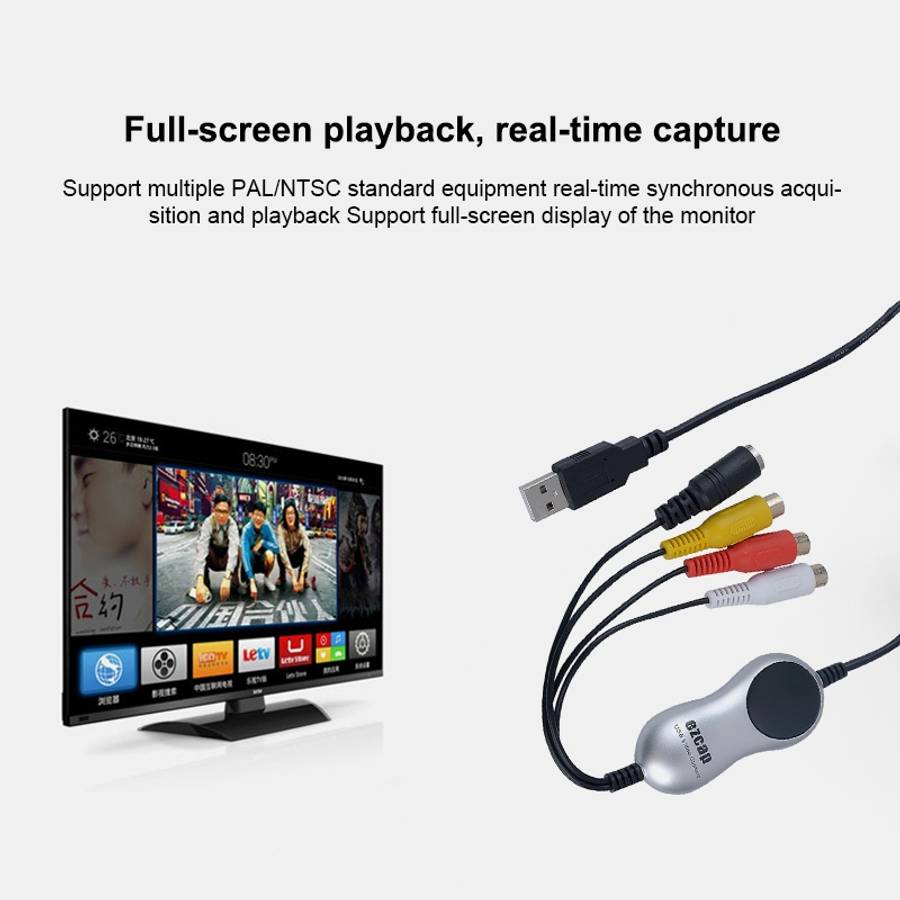 EZCAP USB 2.0 Video Capture Card Device